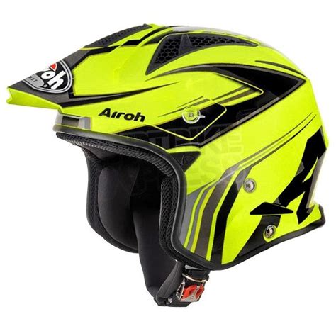 Airoh TRR Trials Helmet   Dapper Yellow