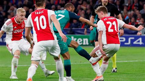 Ajax ziet tegen Tottenham Hotspur CL finale in slotseconde ...