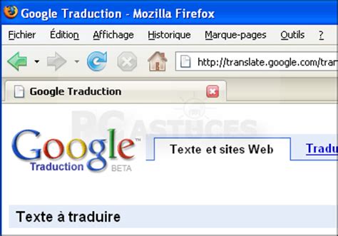 Ajouter un bouton de traduction automatique   Firefox