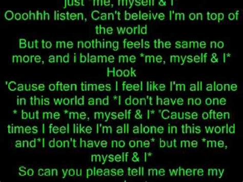 Akon Me Myself & I Hq  Lyrics in vidieo    YouTube