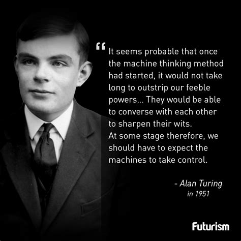 Alan Turing quote | Alan turing quotes, Alan turing, Fact quotes