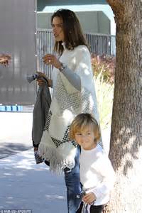 Alessandra Ambrosio picks up son Noah from school | Daily ...