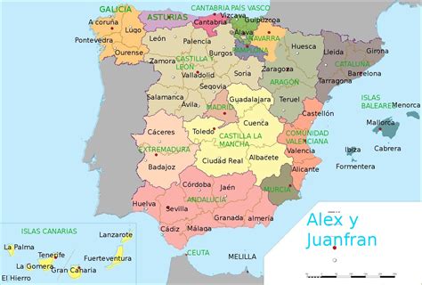 alex.informatica: Mapa político de España