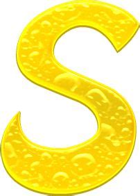 Alfabeto Amarillo con Textura Líquida. | Alfabeto, Moldes ...