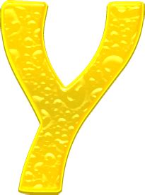 Alfabeto Amarillo con Textura Líquida. | Alphabet, Bubbles