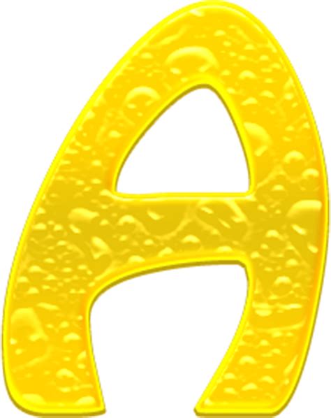 Alfabeto Amarillo con Textura Líquida. | Oh my Alfabetos!