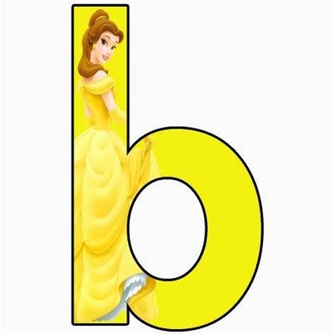 Alfabeto de personajes Disney con letras grandes. | Oh my ...
