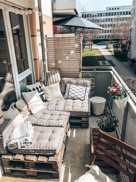 Algunas ideas para decorar tu terraza o balcón con palets de forma muy ...