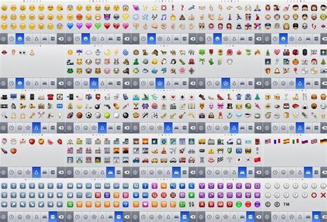 Algunos de los iconos del emoji en Whatsapp   ABC.es