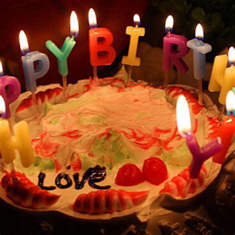 Aliexpress.com : Buy Lovely Colorful Happy Birthday 13 Pcs ...