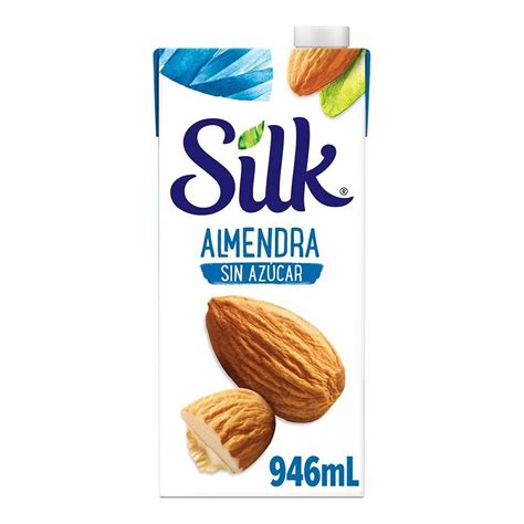 Alimento líquido Silk almendra sin azúcar 946 ml ...