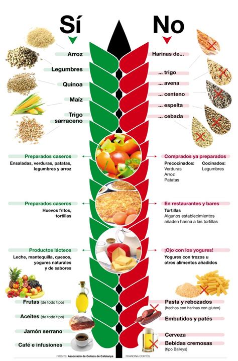 Alimentos para celiacos | Alimentos libres de gluten, Comidas celiacos ...