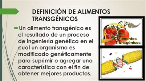Alimentos transgenicos ppt