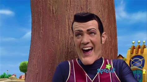 All episodes of Lazytown but only when Robbie laughs ...