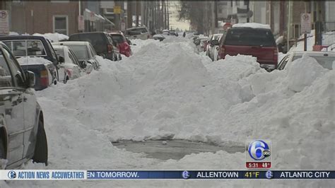 Allentown streets still buried 3 days after storm 6abc ...