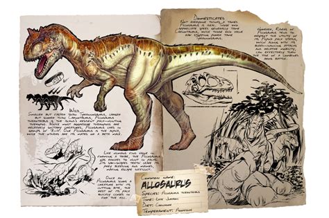 Allosaurus   Official ARK: Survival Evolved Wiki