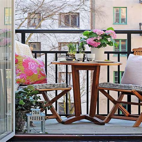 Alluring studio apartment balcony furniture for small ...