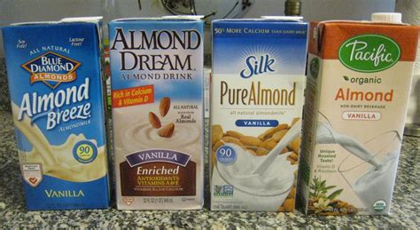 Almond milks, part two: tasting four different brands ...