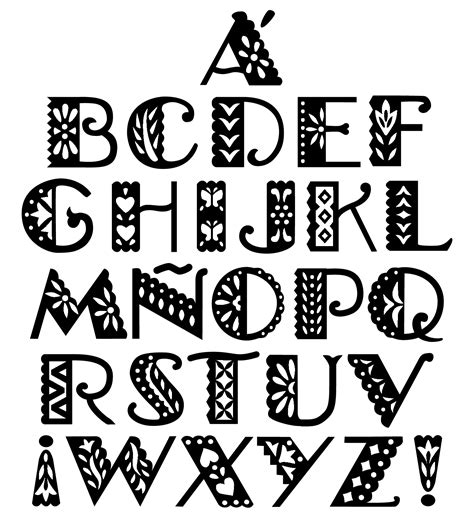 Alphabet Picado | Lettering alphabet, Typography alphabet ...