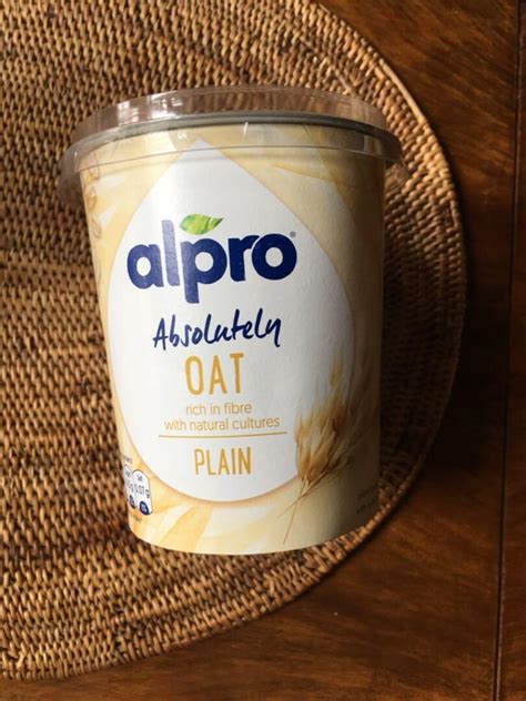 Alpro absolutely oat plain yogurt   OLIO