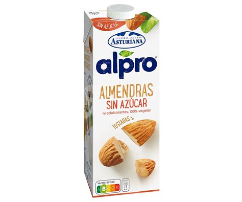 Alpro Asturiana Bebida de almendras UHT sin azúcar ni ...