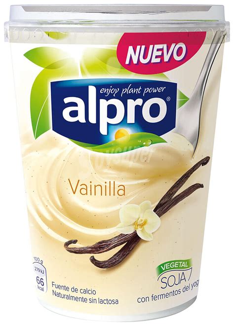 Alpro Asturiana Yogur de soja y vainilla Tarro 500 g