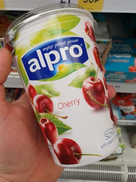 Alpro Big Pot Cherry Yoghurt Alternative 500G | Vegan Food UK