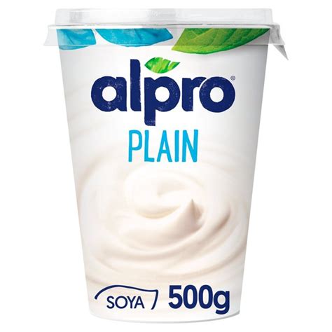 Alpro Big Pot Natural Yoghurt Alternative 500g from Ocado