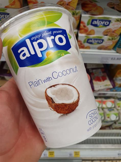 Alpro Big Pot Plain With Coconut Yoghurt Alternative 500G ...
