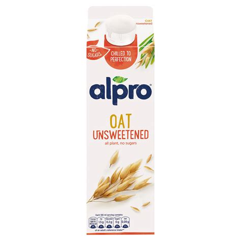 Alpro Oat Unsweetened 1L | Milk | Iceland Foods