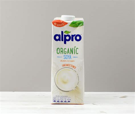 Alpro Organic Soya Unsweetened  1l  | Fruit4London