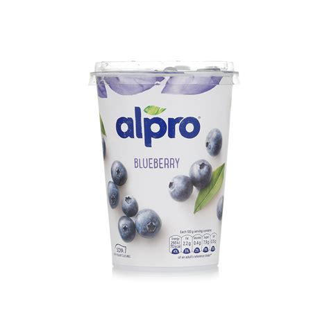 Alpro soya blueberry yoghurt 500g   Spinneys UAE