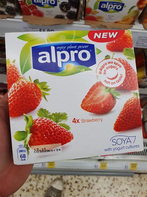 Alpro Strawberry Yoghurt 4 X125g | Vegan Food UK