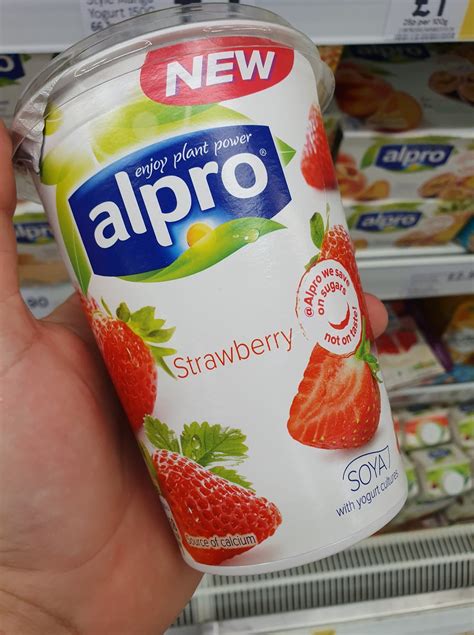 Alpro Strawberry Yoghurt 500G | Vegan Food UK