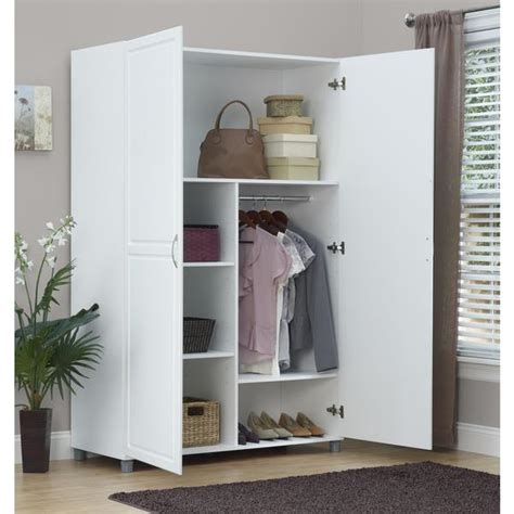 Altra SystemBuild White Kendall 48 inch Wardrobe Storage ...