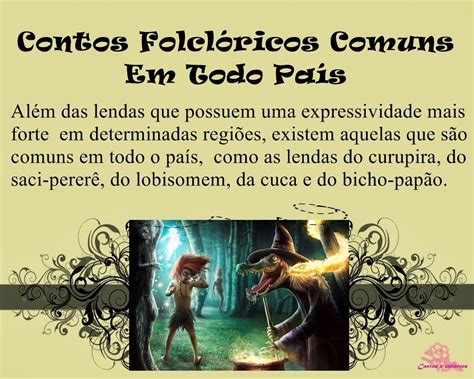Alunos e Professores: Conceito, Mitos e Lendas do Folclore em Slides