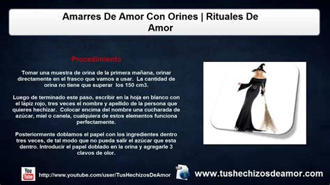 Amarres De Amor Con Orines | Rituales De Amor   YouTube