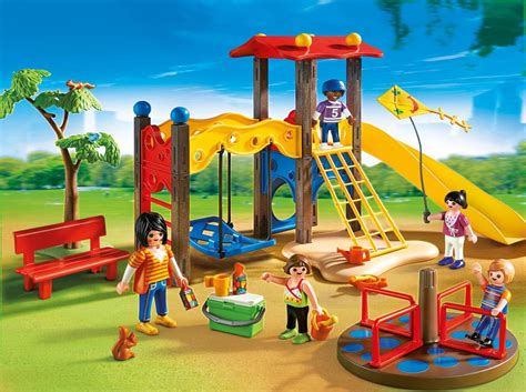 Amazon.com: PLAYMOBIL Playground Set: Toys & Games