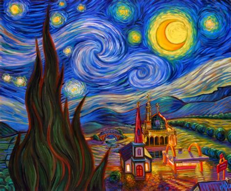 Amberjoon: Ok.. who doesn t love  Starry Night  by Van Gogh?