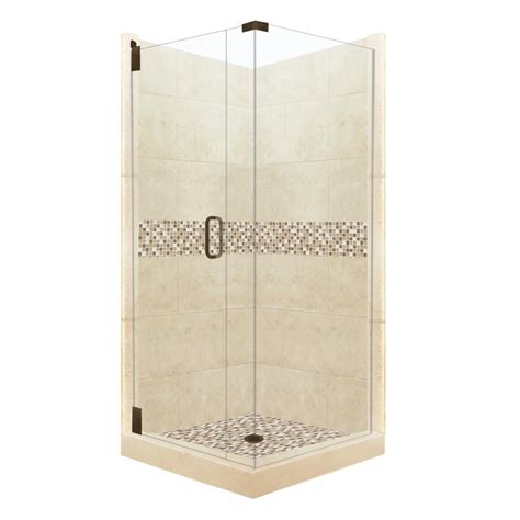 American Bath Factory Roma Grand Hinged 36 in. x 36 in. x ...