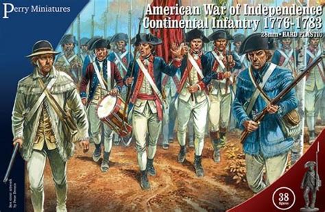 American War of Independence Continental Infantry 1776 ...