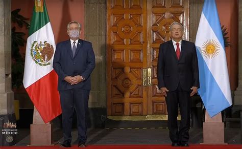AMLO recibe en Palacio Nacional al presidente de Argentina Alberto ...