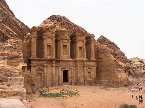 An easy walk from Little Petra to the Monastery  Al Deir ...