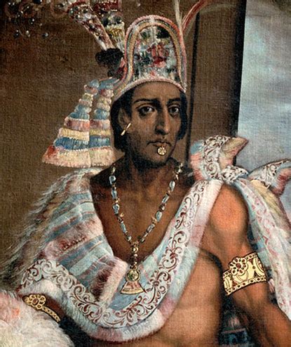 Anábasis personal: Retrato del gran Moctezuma y su corte.