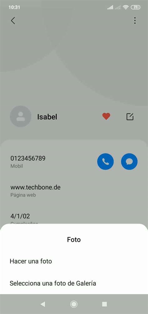 Añadir foto de perfil a un contacto   Xiaomi Manual | TechBone