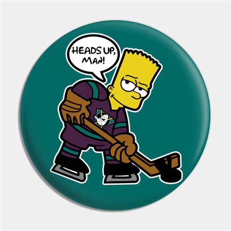 Anaheim Mighty Ducks Bart Simpson   Simpsons   Kołek ...