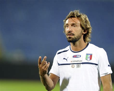 Andrea Pirlo in Italy Training Session & Press Conference ...