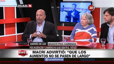 Andrés de Leo sobre aumento de sueldo de los legisladores ...