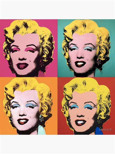 Andy Warhol Marilyn   Canvas Print by klessard | Redbubble