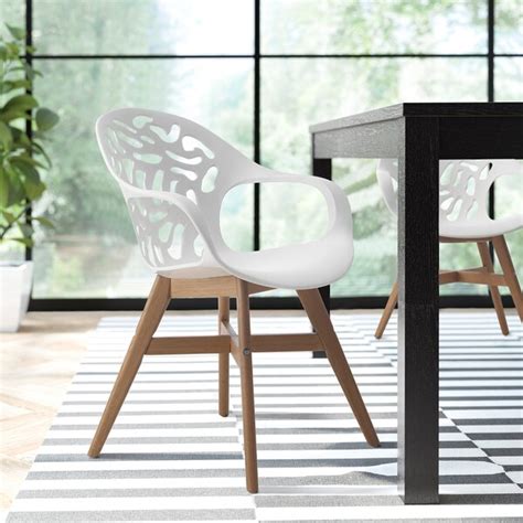 ANGRIM Silla, blanco con diseño   IKEA